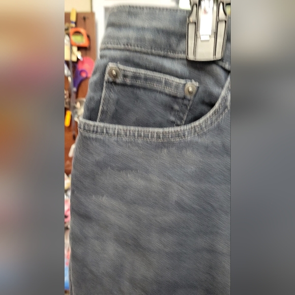 CHAPS Daniella Slim Leg 30" Inseam Slimming Fit Mid Rise Gray Size 16R Jeans - Picture 3 of 9